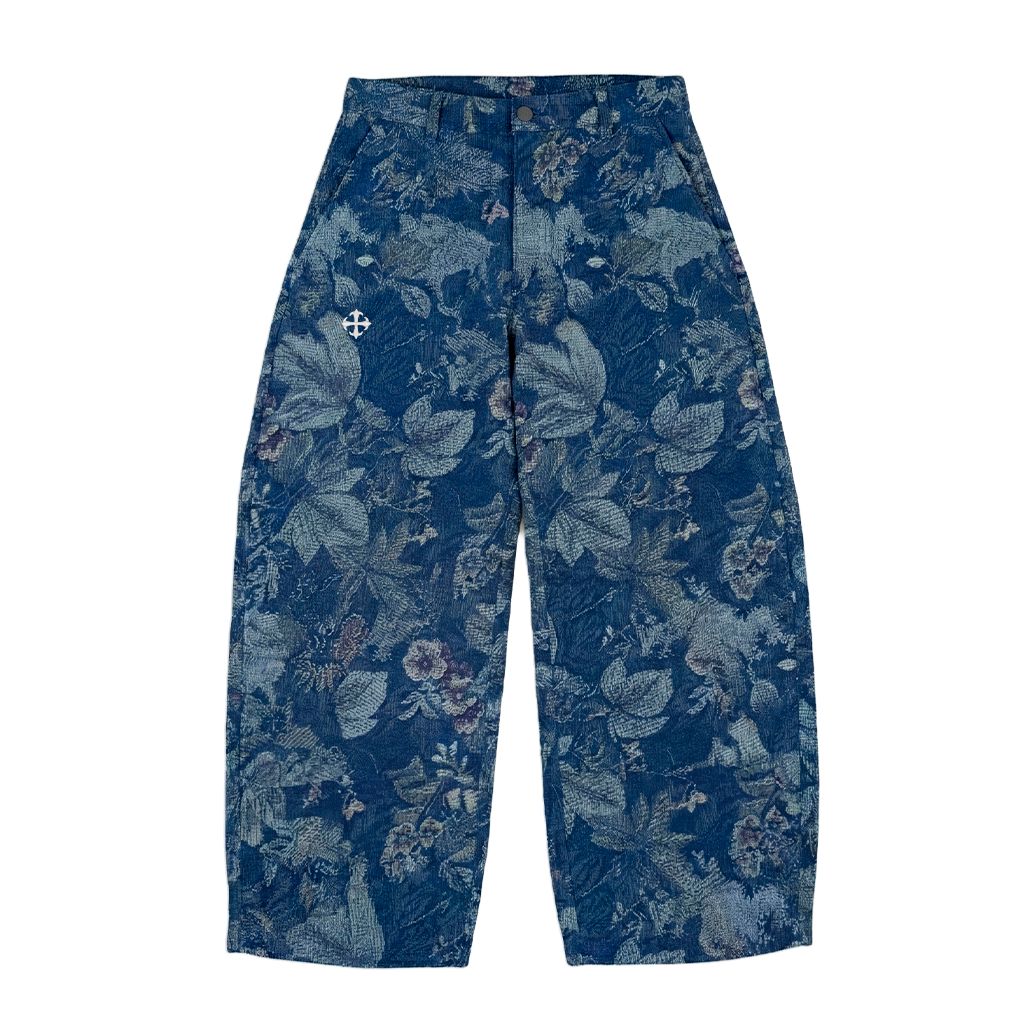 WOVEN PANTS BLUE